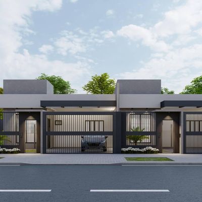 Casa a venda em construção no Bairro Veredas - Casa em Floresta, Cascavel - à venda - Imobiliária Mais Imóveis Ltda