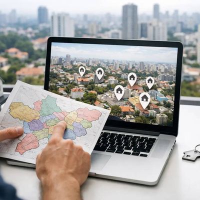 Como buscar imóvel por bairro em São Paulo