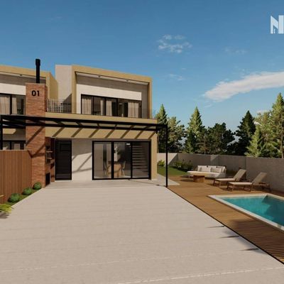 Sobrado com 3 dormitórios à venda, 161 m² por R$ 985.000,00 - Mariluz - Itapoá/SC - Sobrado em Mariluz, Itapoá - à venda - Nossa Praia Imóveis