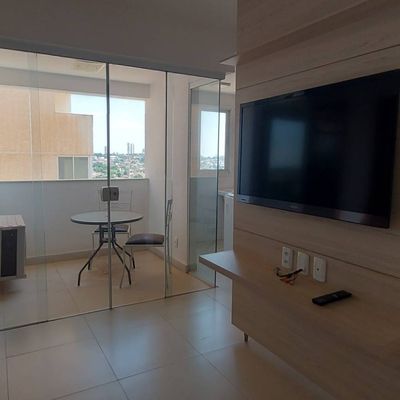 Apartamento 01 Quarto Ed. Live Tower Mobiliado - Apartamento em Park Lozandes, Goiânia - para locação - Milano Bento Treinamentos e Negócios Imobiliarios Ltda