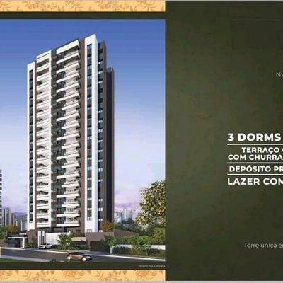 Apartamentos 90,7m², 3 Dormitórios, sendo 1 suíte ou 2 Suítes com Living ampliado, 2 vagas, 3 Banheiros, lazer Completo no Jardim Bela Vista, Santo André-SP - Apartamento em Jardim Bela Vista, Santo André - à venda - Paula & Abreu Imóveis