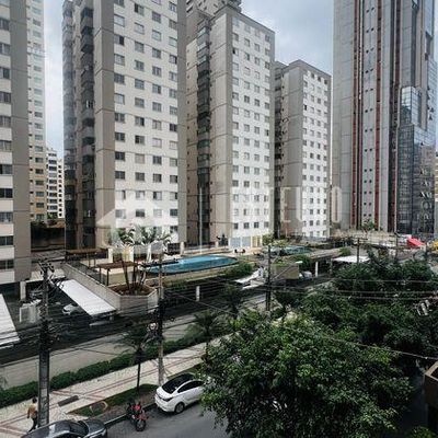 Apartamento, 3/4(01Ste)+DCE, 02 vagas (individuais), 04 sacadas, acima da T 63; completo em armários - Apartamento em Setor Bueno, Goiânia - à venda - ESTEVÃO IMOBILIÁRIA LTDA