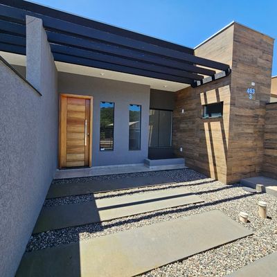 CASA, 2 QUARTOS SENDO 1 SUÍTE, CENTRO - Casa em Itapoa, Itapoá - à venda - Ampla Engenharia & Imóveis