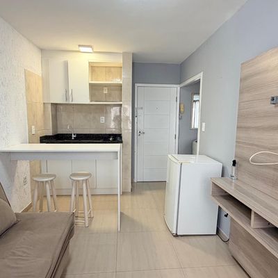 Apartamento para locação anual, mobiliado e equipado, com 1 quarto, 1 vaga de garagem, no bairro Pioneiros, Balneário Camboriú-SC - Apartamento em Pioneiros, Balneário Camboriú - para locação - I3 CORRETORES ASSOCIADOS S/S