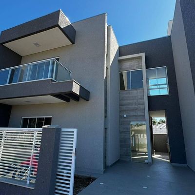 Sobrado com 3 dormitórios à venda, 119 m² por R$ 750.000,00 - Sai Mirim - Itapoá/SC - Sobrado em Sai Mirim, Itapoá - à venda - Nossa Praia Imóveis