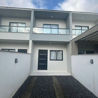 CASA GEMINADA NO BAIRRO TRÊS RIOS DO SUL - Casa Geminada em Três Rios do Sul, Jaraguá do Sul - à venda - Brisa Sul Imóveis