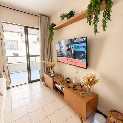 V062 | APARTAMENTO MOBILIADO COM 2 DORMITÓRIOS À VENDA NA PRAIA DE BOMBAS – BOMBINHAS - Apartamento em Bombas, Bombinhas - à venda - MARCOS IMÓVEIS