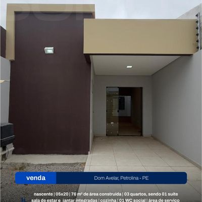 Dom Avelar - Casa em Dom Avelar, Petrolina - à venda - SOMOS INVESTIMENTOS IMOBILIARIOS LTDA