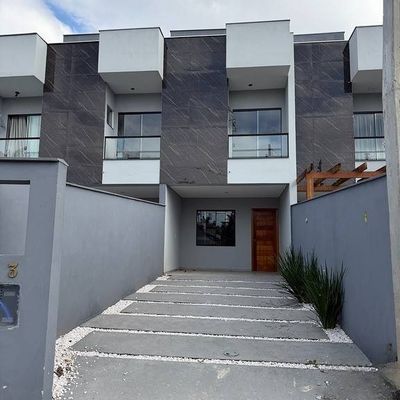 Casa Geminada com 2 suites prox a Dohler - Casa em Costa e Silva, Joinville - à venda - PORTO RICO IMOVEIS LTDA