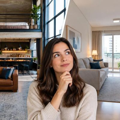 Loft ou apartamento convencional: qual compensa?