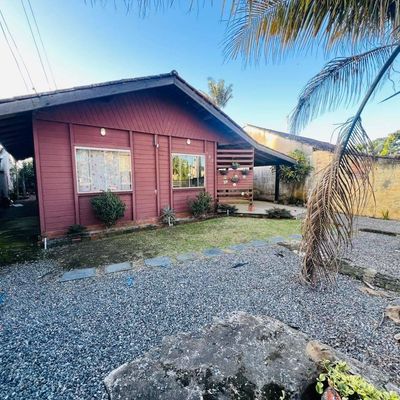 Casa com 3 dormitórios à venda, 110 m² por R$ 460.000,00 - Princesa do Mar - Itapoá/SC - Casa em Princesa do Mar, Itapoá - à venda - Nossa Praia Imóveis