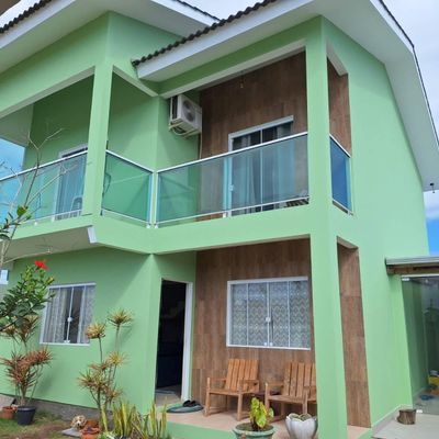 SOBRADO COM PISCINA - CENTRO, BALNEÁRIO GAIVOTA - Sobrado em Centro, Balneário Gaivota - à venda - Brava Norte Imóveis