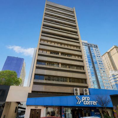 Sala comercial no Centro de Curitiba, na rua Vicente Machado - Salas Comerciais em Centro, Curitiba - à venda - EXON Imóveis