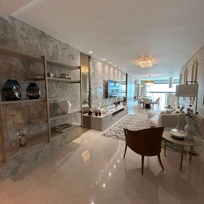 Apartamento Mobiliado e Finamente Decorado no Cartier Residence - 4 suítes, Frente Mar - Meia Praia - Itapema/SC - Apartamento em Meia Praia, Itapema - à venda - Proposta Imobiliária