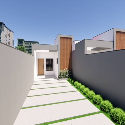Sobrado Planta Baixa Comasa - Casa Geminada em Comasa, Joinville - à venda - A6 Imóveis