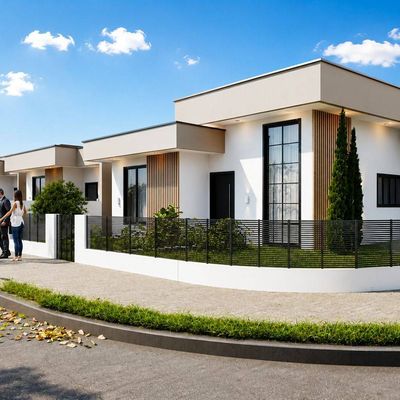 CASAS GEMINADAS - GABIROBA - ITUPORANGA - SC - Casa Geminada em Gabiroba, Ituporanga - à venda - Hit Imóveis Ltda