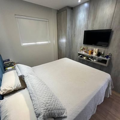 Apartamento à venda em Itajaí no Residencial Saint Nazaire. 49 m², 2 dormitórios, churrasqueira, sacada, 1 vaga e academia. R$ 610 mil. - Apartamento em São Judas, Itajaí - à venda - Imóveis na Brava