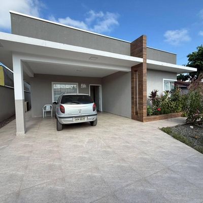 Casa com 2 dormitórios à venda, 115 m² por R$ 790.000 - Jardim Perola do Atlântico - Itapoá/SC - Casa em Jardim Perola do Atlântico, Itapoá - à venda - Nossa Praia Imóveis
