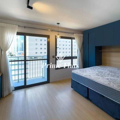 Studio mobiliado no Nex One Itaim disponível para locação, com 27m, com 1 quarto na Vila Nova Conceição - Studio em Vila Nova Conceição, São Paulo - para locação - Prime Flats Negócios Imobiliários