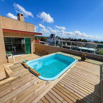 Cobertura com 3 dormitórios à venda, 120 m² por R$ 1.050.000,00 - Jardim Perola do Atlântico - Itapoá/SC - Cobertura em Jardim Perola do Atlântico, Itapoá - à venda - Nossa Praia Imóveis