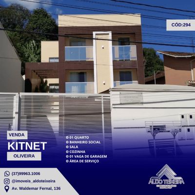 Kitnet, Centro - Oliveira - Kitnet em Centro, Oliveira - à venda - ALDO ANTÔNIO TEIXEIRA