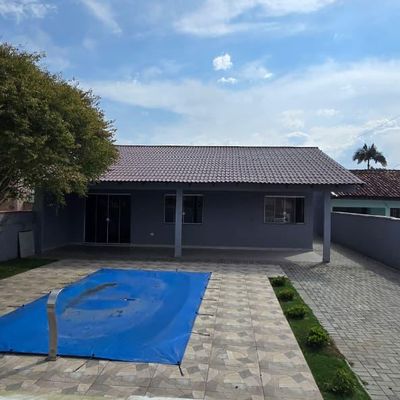 Casa aconchegante com Piscina e Edícula São José 1 - Casa em São José I, Itapoá - à venda - Imobiliária Cimax Ltda