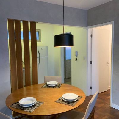 Mobiliado - Locação - Vila Olimpia - Condomínio Edifício Camila - Apartamento em Vila Olímpia, São Paulo - para locação - Um Imóvel
