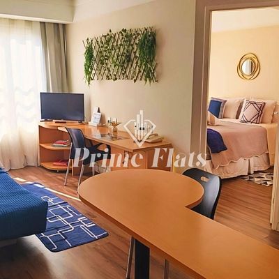 Flat para Locação no Mercure Guarulhos no bairro Centro de Guarulhos, 32m², com 1 quarto, 1 vaga - Flat em Centro de Guarulhos, Guarulhos - para locação - Prime Flats Negócios Imobiliários