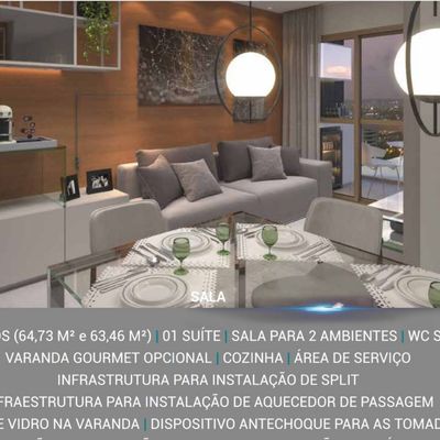Apartamento 3Qts;1 Suíte,Varanda, 2vagas ,64M² - Apartamento em Boa Viagem, Recife - à venda - Melo Gestão de Imóveis
