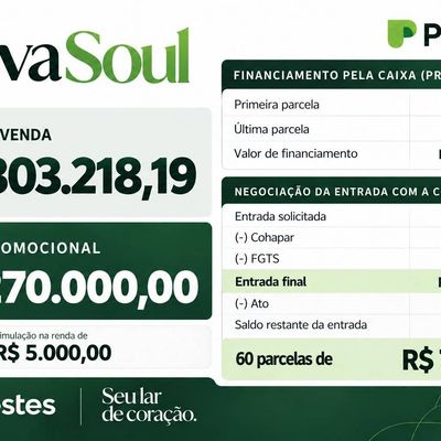 CONDOMÍNIO ELEVA SOUL - Apartamento em Cidade dos Lagos, Guarapuava - à venda - Dom Imóveis Guarapuava