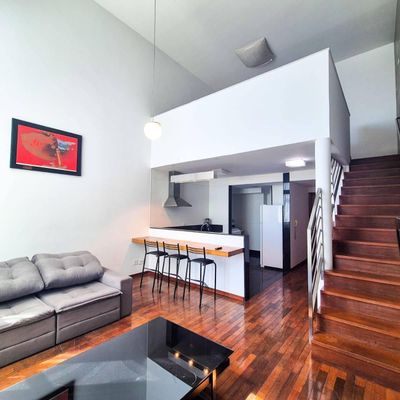 Apartamento 1 suíte, 2 vagas de garagem Aluguel e venda- Belvedere - Flat/Loft/Estúdio em Belvedere, Belo Horizonte - para locação e à venda - FAI Consultoria de Imóveis Ltda
