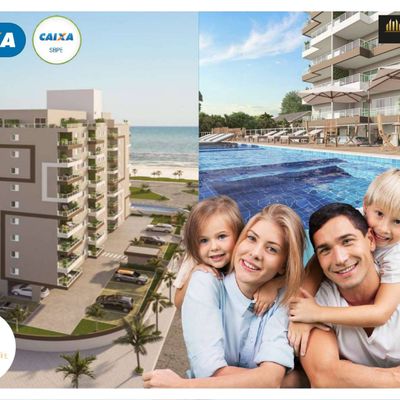 JARDINS DE NAZARÉ - MASSAGUAÇU - FRENTE AO MAR! - Apartamento em Massaguaçu, Caraguatatuba - à venda - MONUMENTÁ NEGÓCIOS IMOBILIÁRIOS LTDA
