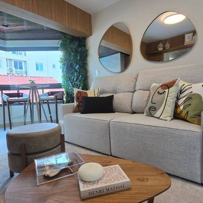 Apartamento no Residencial Paixão, com 2 quartos, sendo 1 suíte para locação de temporada na Praia de Bombas SC - Apartamento em Bombas, Bombinhas - para temporada - JBR INVESTIMENTOS IMOBILIARIOS