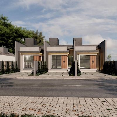 Casa Geminada com 2 quartos, Rio Cerro I - Jaraguá do Sul - Casa Geminada em Rio Cerro I, Jaraguá do Sul - à venda - Riber Imoveis