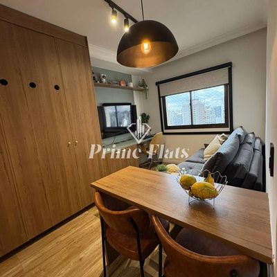Flat disponível para locação no The World com 30m², 1 quarto e 1 vaga - Flat em Vila Olímpia, São Paulo - para locação - Prime Flats Negócios Imobiliários
