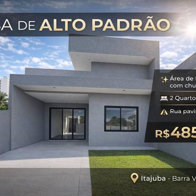 Casa Geminada com 2 quartos, Itajubá - Barra Velha - Casa Geminada em Itajuba, Barra Velha - à venda - MARIAN IMÓVEIS