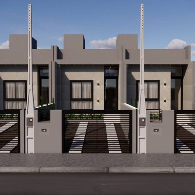 Casa Geminada Com 02 Quartos, Sendo 01 Suíte | Três Rios Do Norte - Jaraguá do Sul - Casa Geminada em Três Rios do Norte, Jaraguá do Sul - à venda - Eskala Imóveis LTDA