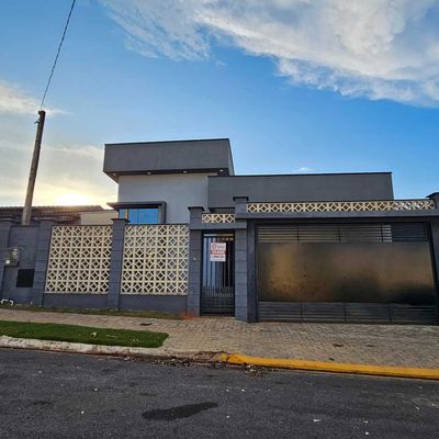 Casa nova com Escritório - 186m² - Santa Clara - Casa em Santa Clara, Sorriso - à venda - Aurora Imobiliária