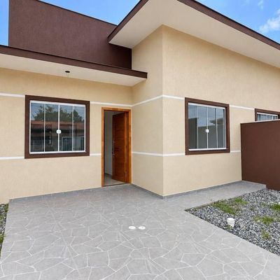 Casa com 2 dormitórios à venda, 43 m² por R$ 360.000,00 - Cambijú - Itapoá/SC - Casa em Cambiju, Itapoá - à venda - Nossa Praia Imóveis