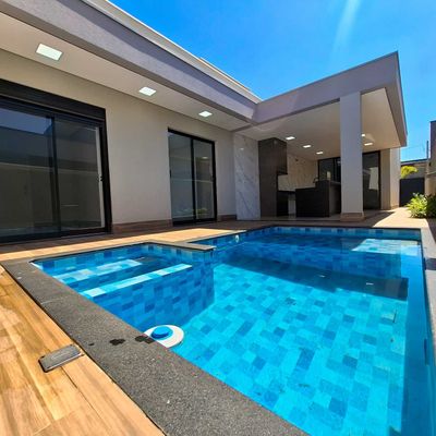 CASA À VENDA COM 3 SUÍTES, PISCINA E ÁREA GOURMET EM CONDOMÍNIO EM NOVA ODESSA - Casa em Zona Predominantemente Residencial Dois ( ZPR 2), Nova Odessa - à venda - Imovibe Imóveis Ltda.