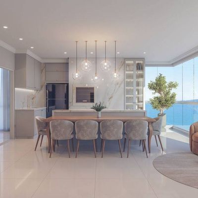 Penthouse no Diamante Palace Residence, com 4 suítes, 259m² em Meia Praia - Itapema/SC - Apartamento em Andorinha, Itapema - à venda - Proposta Imobiliária
