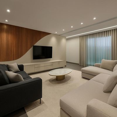 Estilo contemporâneo minimalista (melhorada por IA)