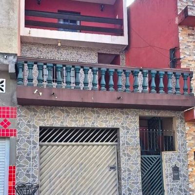 Vende, São 2 Casas 247,5m² (5 X 49,5mts) 4 Dormitórios, 2 Banheiros, 1 Vaga no Jardim Zaíra 3, Mauá-SP - Sobrado em Jardim Zaira, Mauá - à venda - Paula & Abreu Imóveis