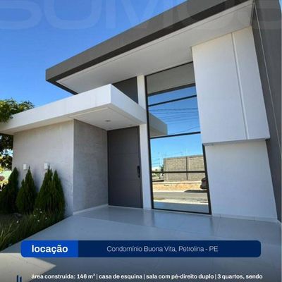 Condomínio Buona Vita - Casa de Condomínio em Boa Esperança, Petrolina - para locação - SOMOS INVESTIMENTOS IMOBILIARIOS LTDA