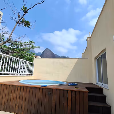 Cobertura duplex com 03 quarto, sendo 02 suítes, 02 salas e piscina privativa - 140m² - Grajaú - Cobertura em Grajaú, Rio de Janeiro - à venda - MIGUEZ IMOBILIÁRIA